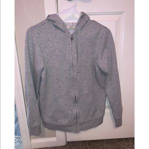 Old Navy grey zip up hoodie